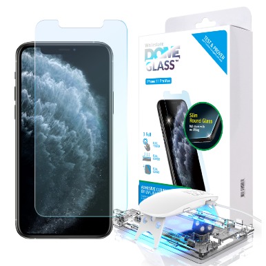 [화이트스톤] 아이폰11pro Max 돔글라스 풀커버 강화유리 액정보호필름
